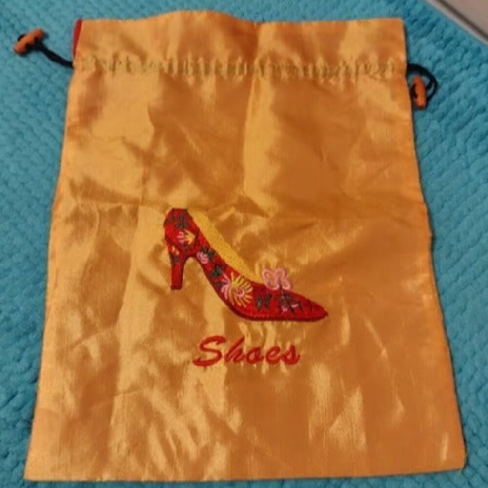11x14 silken shoe bag
